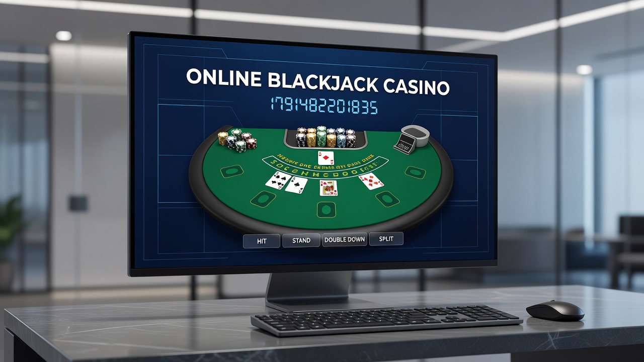 Multiple blackjack table options displayed on a casino platform screen